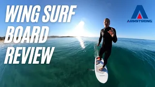 Armstrong Foils Wing Surf FG board review LIVE