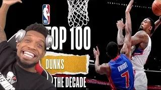 NBA's Top 100 Dunks Of The Decade