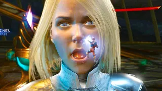 Injustice 2 - All Super Moves on Supergirl Electrum Costume 4K Ultra HD