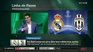 Mauro Cézar Pereira detona pênalti em Real Madrid x Juventus: ''Uma garfada imoral, um absurdo".