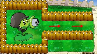 99 Gatling Pea vs Tall Nut vs 999 GiGa GarGantuar - Plants vs Zombies Hack