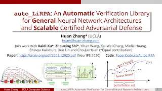 auto_LiRPA: An Automatic Library for Neural Network Verification and Scalable Certified Defense