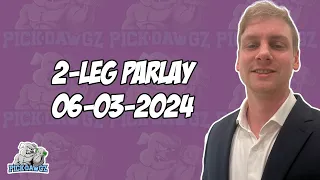 2-Leg Parlay For Monday 6/3/24 | MLB Picks