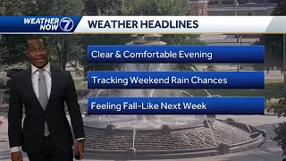 Friday, September 8: Tracking Showers This Weekend