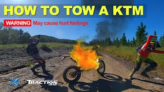 How to tow broken down KTMs (& other Austrian dirt bikes) ︱Cross Training Enduro
