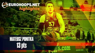 Panathinaikos Athens-Zalgiris Kaunas 89-65: Mateusz Ponitka (13 points)