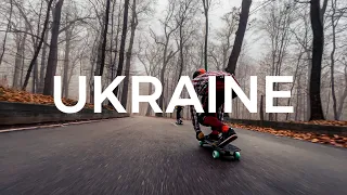 Longboard Downhill Ukraine (Feofania Park)