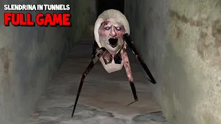 SLENDRINA IN TUNNELS ( Unofficial ) | Full Gameplay