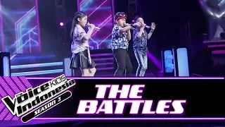 Moses vs Kathlynn vs Andrew "I Miss U..." | Battle Rounds | The Voice Kids Indonesia Season 3 GTV