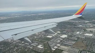 Southwest Airlines 737 MAX 8 Landing in Chicago-Midway (MDW)