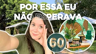 NÃO ACREDITO QUE ISSO ACONTECEU!! |  Festa de aniversário de 60 anos | Mania de Fita