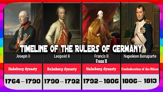 Timeline of the Rulers of Germany