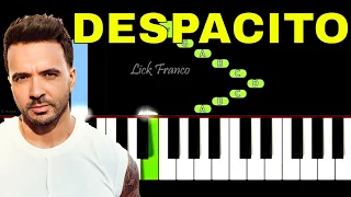 Luis Fonsi - Despacito  | EASY Piano Tutorial