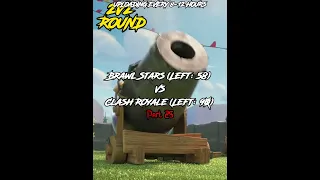 Clash Royale Vs Brawl Stars Tournament P25 || #edit #viral #trending #vs #brawlstars #clashroyale