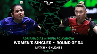 Adriana Diaz vs Sofia Polcanova | WS R64 | Saudi Smash 2024