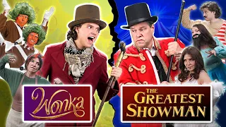 "Wonka vs Greatest Showman" Battle | Sharpe Family Singers 🎤🎵