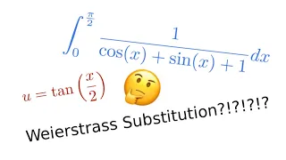 Using Weierstrass Substitution?!?! Another Challenging Integral! (Integral of 1/(cos(x)+sin(x)+1)dx)