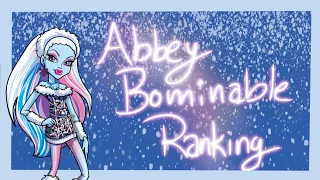 ❄️ Ranking Every Abbey Bominable Monster High Doll! ❄️