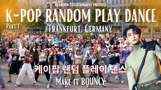 [4K in Public][Part 1] K-POP RANDOM PLAY DANCE 케이팝 랜덤 플레이 댄스 IN FRANKFURT, GERMANY | K-Fusion Ent.