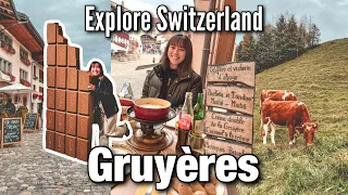 Exploring Switzerland | a day in Gruyeres (cheese factory, Cailler chocolate factory & thermal bath)