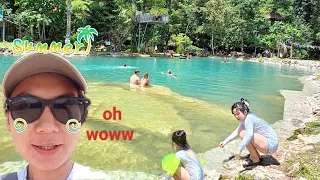 The most beautiful Blue Lagoon Vang Vieng in the Laos