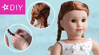Cute, Fun Summer Hairstyle with Blaire Wilson | Doll Hairstyles | @AmericanGirl