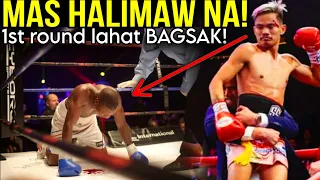 🔴🇵🇭CHRISTIAN ARANETA PANALO❗TATLONG KALABAN LAHAT 1ST ROUND TKO❗MAS HALIMAW KONTRA NONTSHINGA