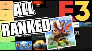 EVERY Nintendo E3 Game RANKED! (Best to Worst)