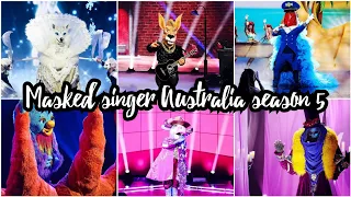 All contestants. Masked Singer Australia season 5 Ranking