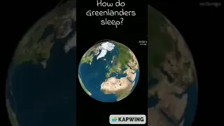 how do Greenlanders sleep?