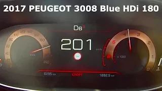 2017 Peugeot 3008 Blue HDi180, 0 - 200 км/час - КлаксонТВ