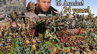 Can I paint EVERY Warhammer Fantasy Army in just 24 years? (Yes)