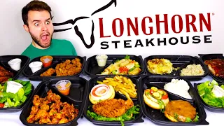Trying LongHorn Steakhouse for the FIRST TIME! Menu REVIEW! - Appetizers, Entrees + MORE!