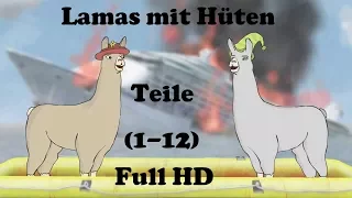 Lamas mit Hüten (1-12)  Full-HD