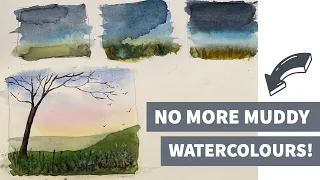No More Muddy Watercolours! How To Stop Your Watercolours Going Muddy