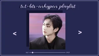 txt, bts & enhypen playlist 2023