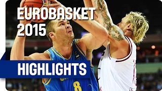 Latvia v Ukraine - Group D - Game Highlights - EuroBasket 2015