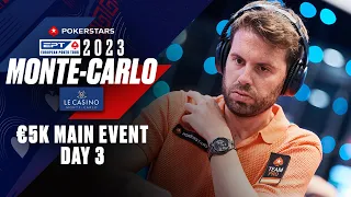 EPT Monte-Carlo 2023:  €5,300 Main Event Day 3 Livestream ♠️ PokerStars