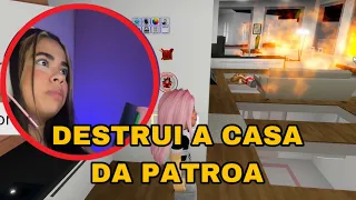 VIREI EMPREGADA E DESTRUÍ A CASA DA MINHA PATROA 🥹🫣