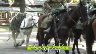 Desfile en el 4 de Caballería, por el 207º Aniversario del Ejército Argentino