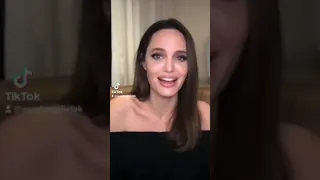 ANGELINA JOLIE about her TIKTOK