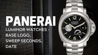 PANERAI Luminor Watches - Base Logo, Sweep Seconds, Date Review | SwissWatchExpo