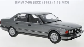 BMW 740i (E32) (1992) 1:18 MCG Diecast Model Review