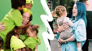 Billie Eilish with Babies and Kids 👶🏻 - Video Compilation