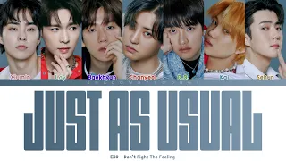 EXO - 'JUST AS USUAL' (Color Coded Lyrics) | ShadowByYoongi