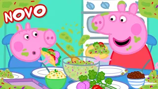 Peppa Pig Português Brasil | Fazer Tacos é uma Bagunça | NOVO Contos da Peppa Pig