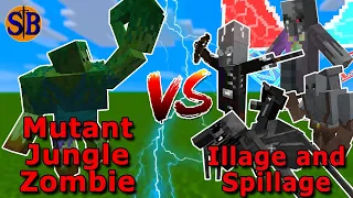 Mutant Jungle Zombie vs Illage and Spillage