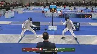 Hong Kong World Cup 2024 SMF - L8 - Filippo Macchi ITA v Shikine Takahiro JPN