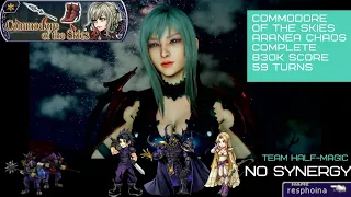 (DFFOO GL) Aranea CHAOS Complete - No Synergy (830k Zack/Golbez/Rosa/Brothers)