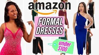Reviewing Amazon Formal Dresses! * under $100 *